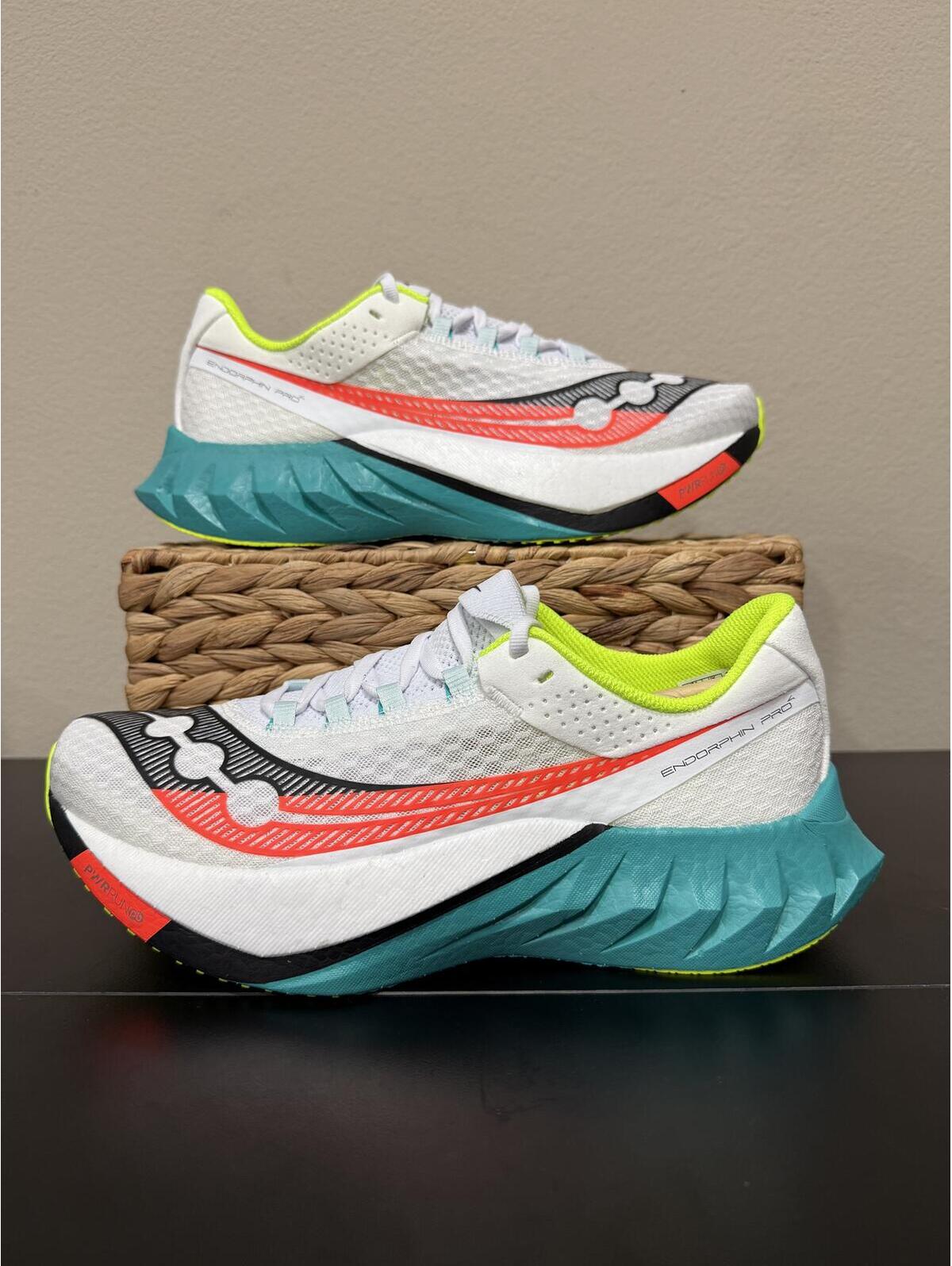 Size 9.5 - Saucony Endorphin Pro 4 “ White Mutant”